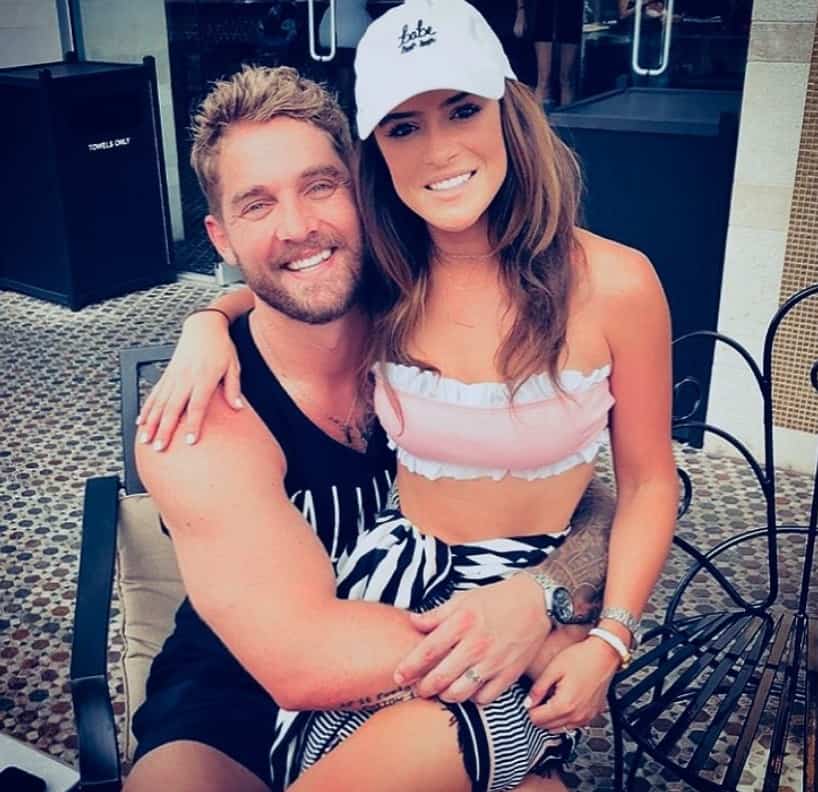 Brett Young, Taylor Mills; Photo via Instagram