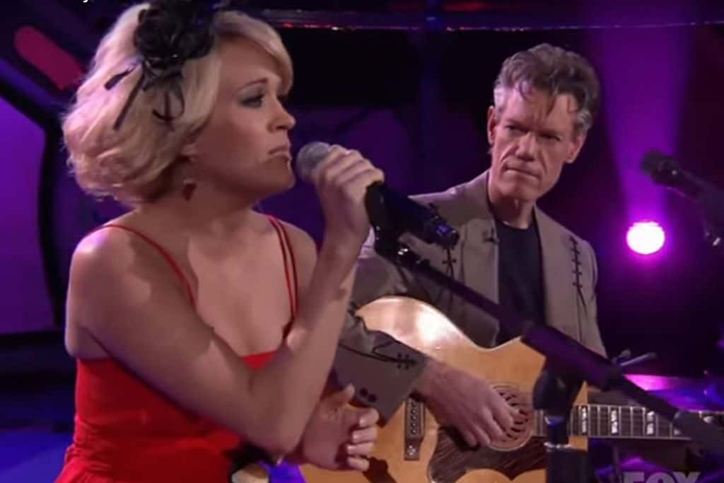 Carrie Underwood, Randy Travis; Photo via YouTube