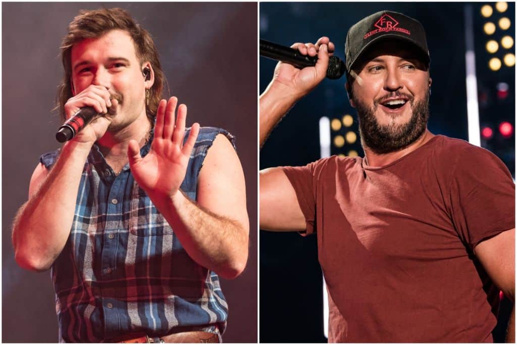 Morgan Wallen, Luke Bryan; Photos by Andrew Wendowski