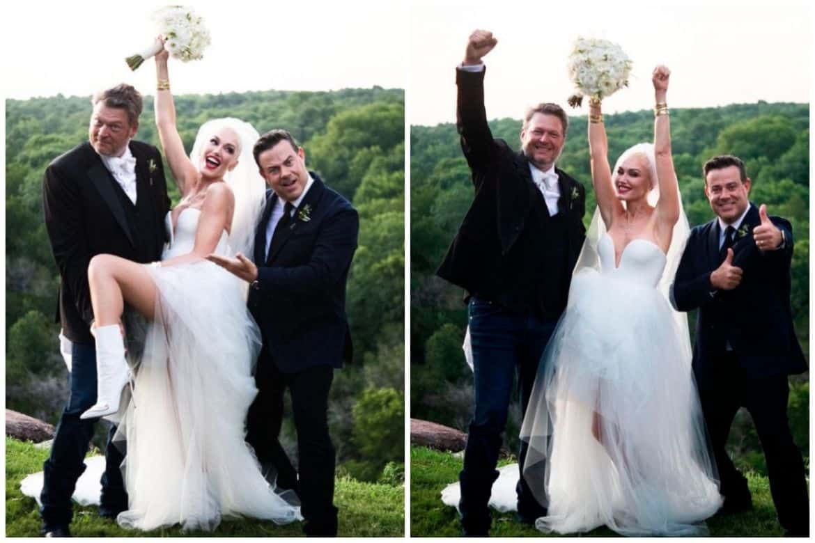 Gwen Stefani Wedding Gwen Stefani &amp; Blake Shelton stun