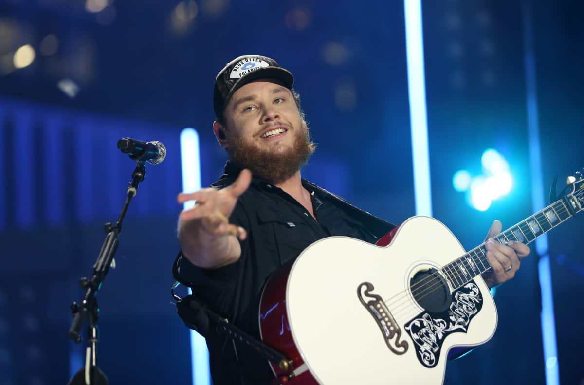 Luke Combs performs in Charlotte, North Carolina