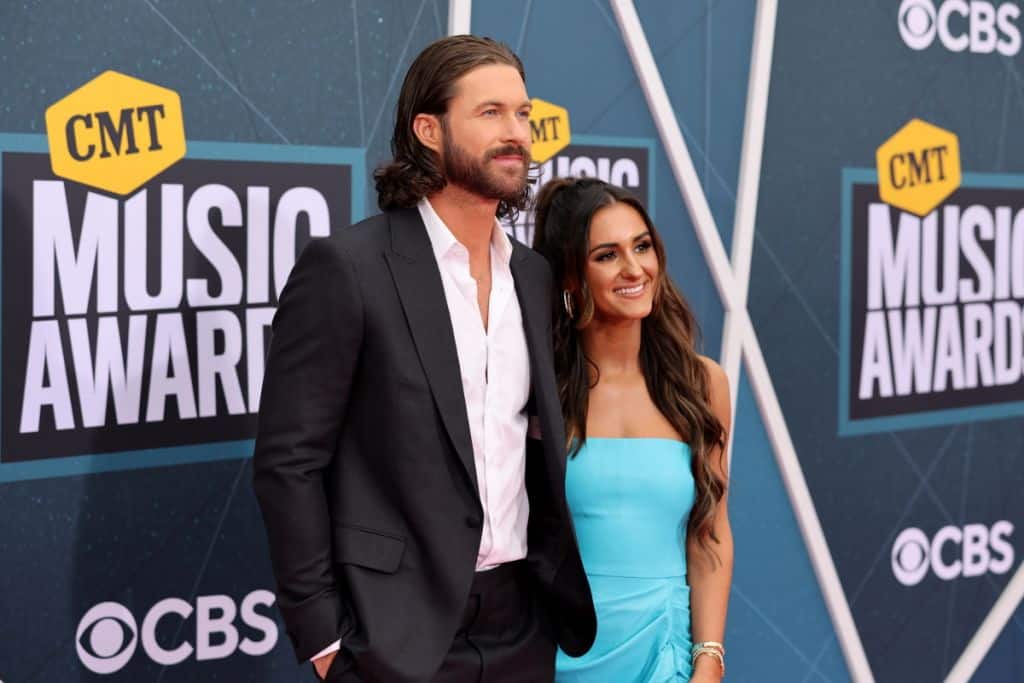 Riley Green and Girlfriend Sophia Sansone Make Red Carpet Debut at 2022