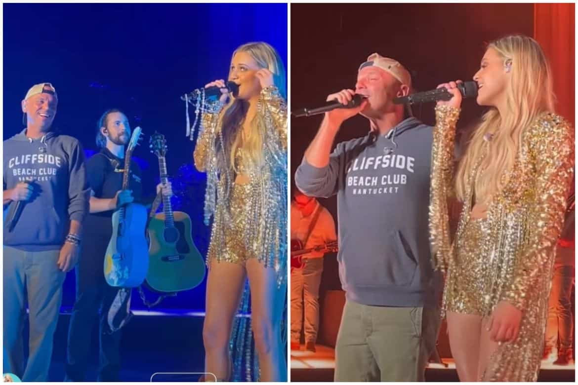 WATCH Kenny Chesney Surprises Kelsea Ballerini On Stage In Los Angeles