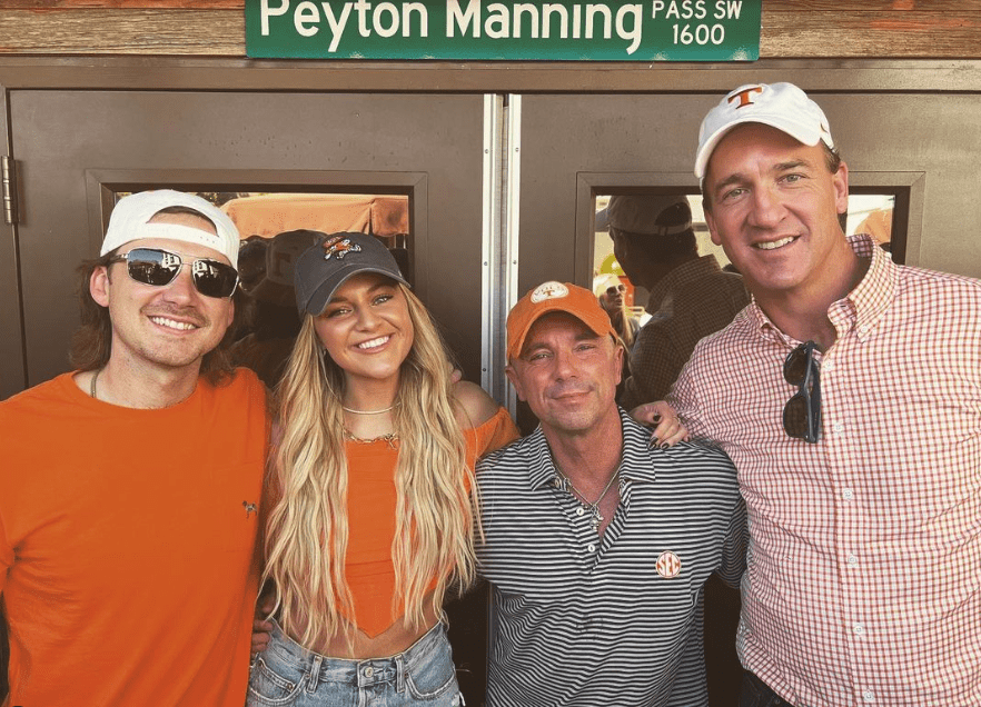 PHOTOS: Kelsea Ballerini, Morgan Wallen, and Kenny Chesney Hang With Peyton  Manning In Knoxville Ahead Of Tennessee-Alabama Game - Country Now