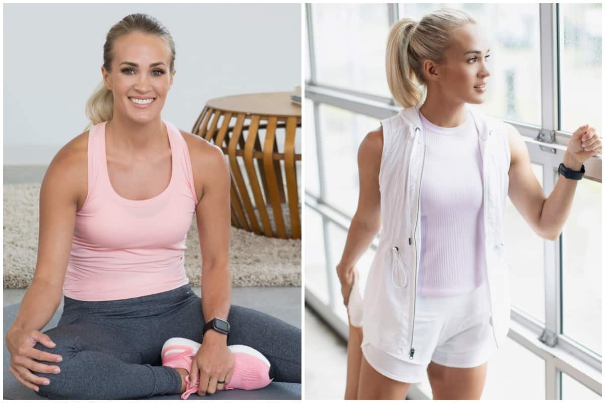 Carrie Underwood is a fit and toned mom as she promotes her own