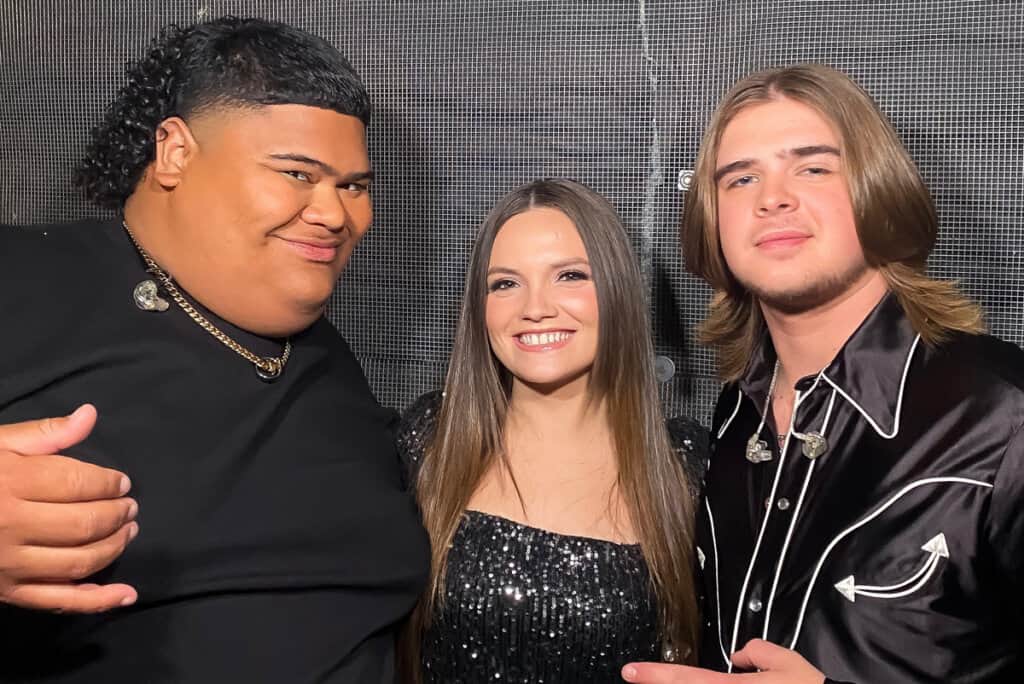 Iam Tongi, Megan Danielle, Colin Stough; Photo Courtesy American Idol