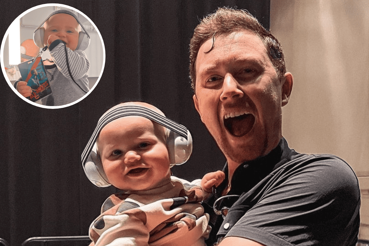 Scotty McCreery and Son, Avery; Photos via Instagram