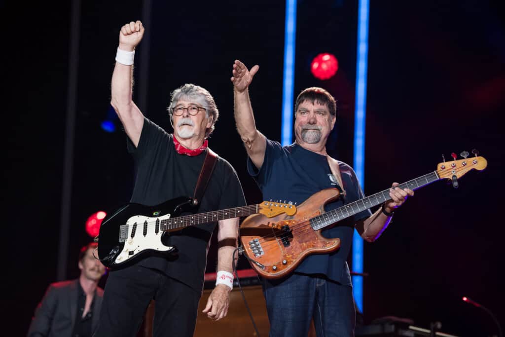 Randy Owen, Teddy Gentry of Alabama; Photo by Andrew Wendowski