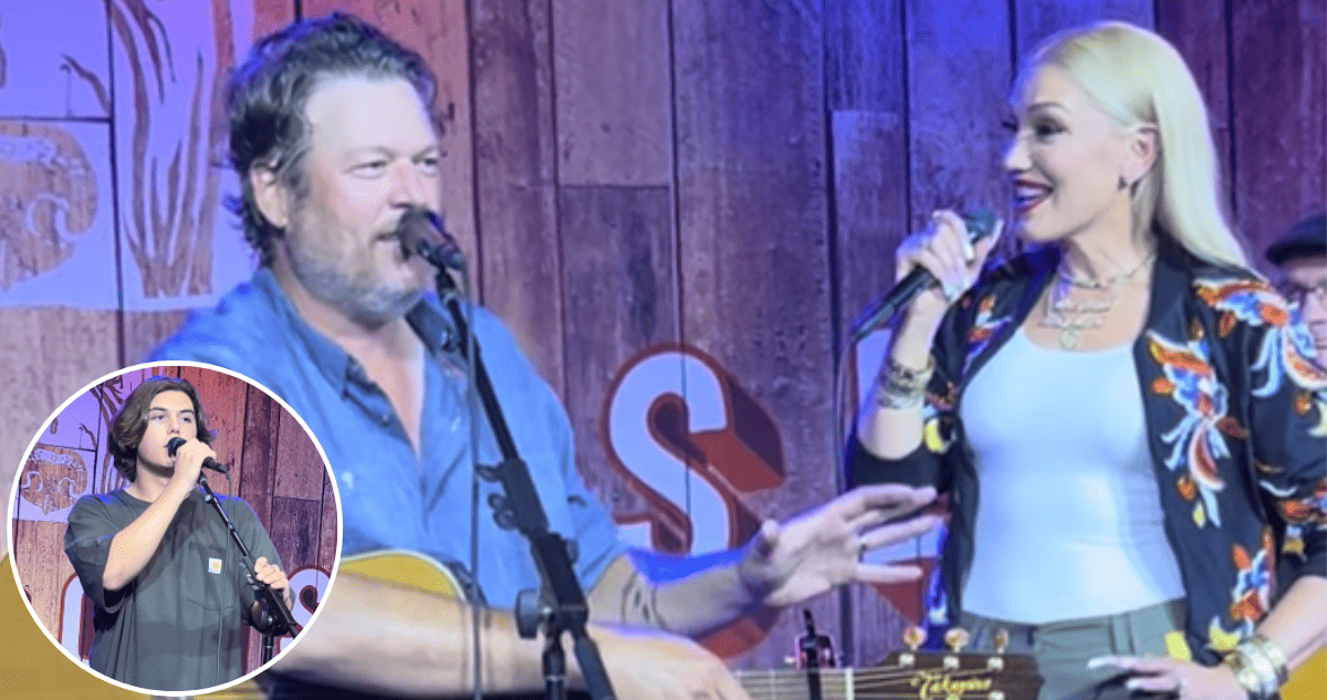 Blake Shelton And Gwen Stefani Proudly Cheer On Stefani's Son, Kingston  Rossdale, During First-Ever Public Performance - Country Now