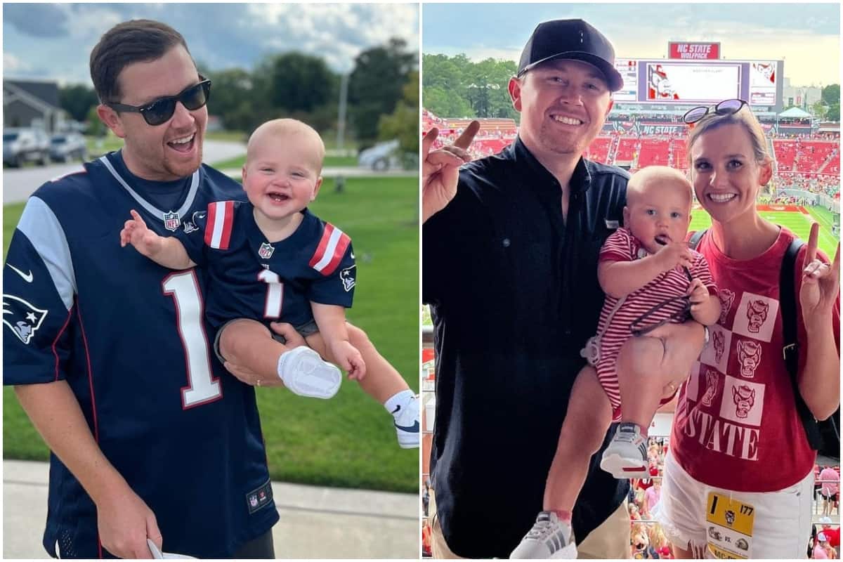 Scotty McCreery and Family All Smiles As They Kick Off Football