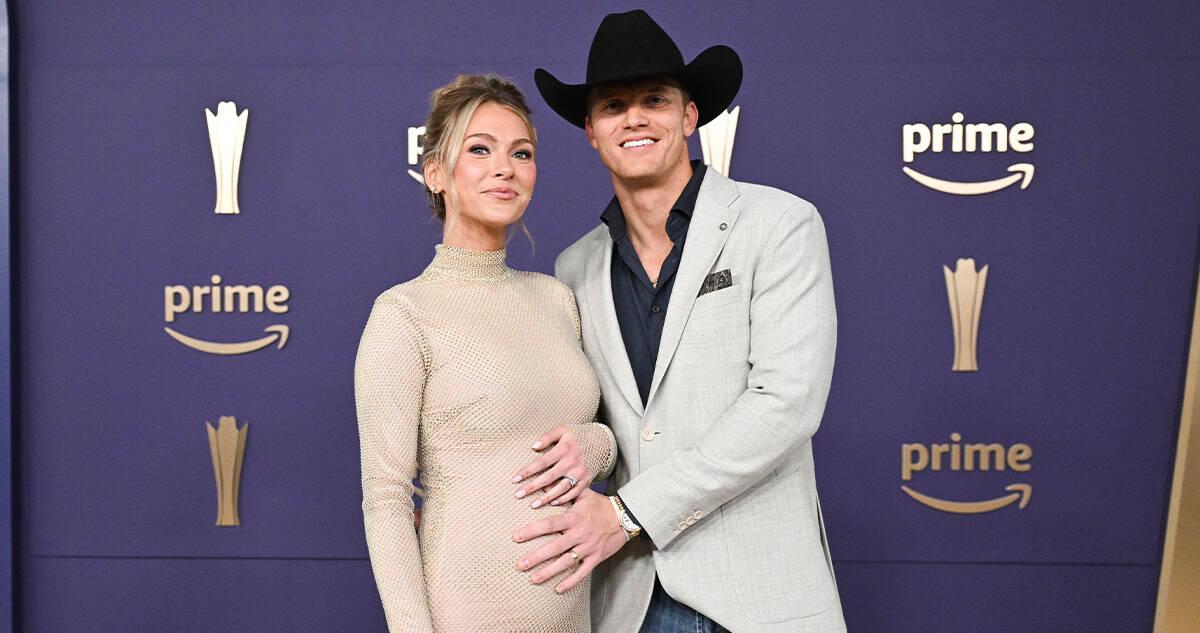 Parker McCollum And Wife Hallie Ray Light Debut Baby Bump At 2024 ACM