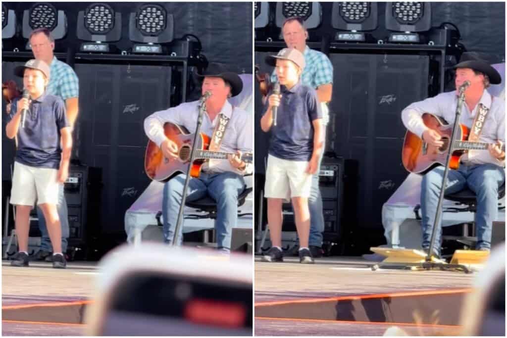 Clay Walker and Son; Photos via Instagram