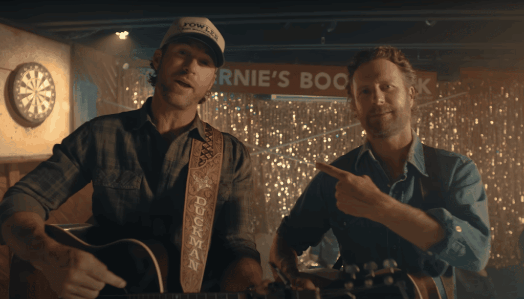 Dierks Bentley - Broken Branches Music Video with Riley Green and John Anderson; Photo via YouTube