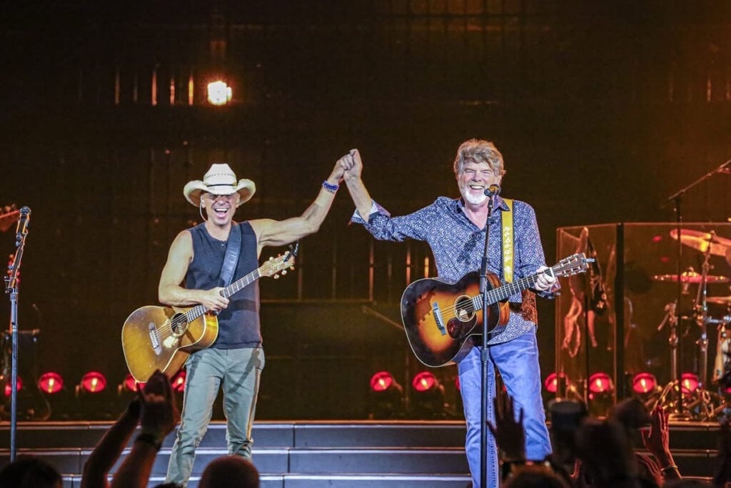 Kenny Chesney, Mac MacAnally; Photo by Jill Trunnell
