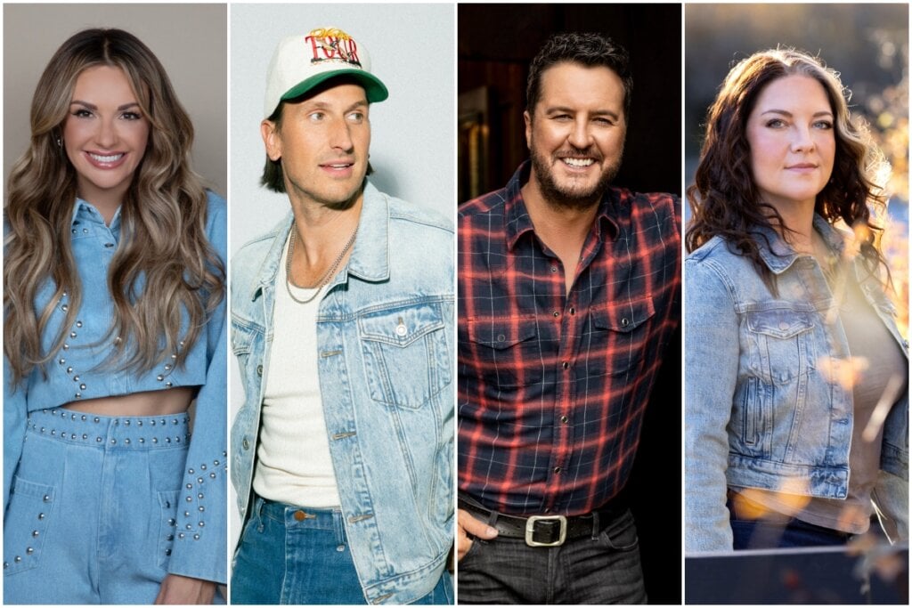 Carly Pearce, Russell Dickerson, Luke Bryan, Ashley McBryde; Photos Provided