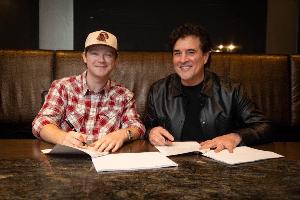Cole Goodwin, Big Machine Label Group Founder, Chairman & CEO Scott Borchetta; Photo by Nick Rau for Big Machine Records