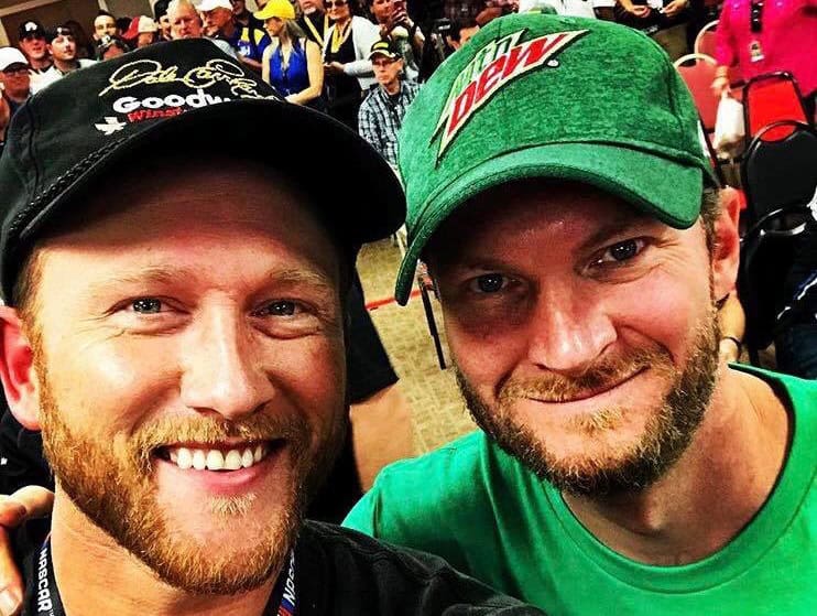 Cole Swindell, Dale Jr.; Photo Courtesy Cole Swindell