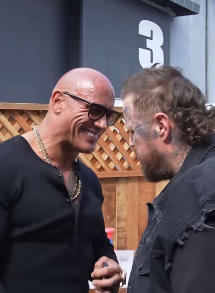Jelly Roll And Dwayne ‘The Rock’ Johnson Finally Meet In Emotional First Encounter