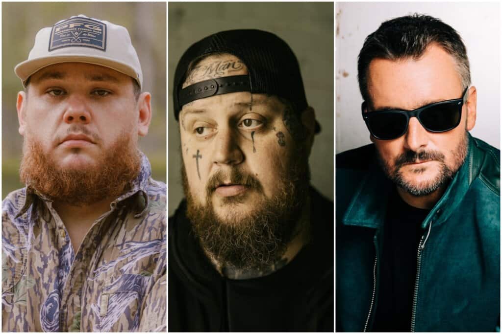 Luke Combs, Jelly Roll, Eric Church; Photos Provided