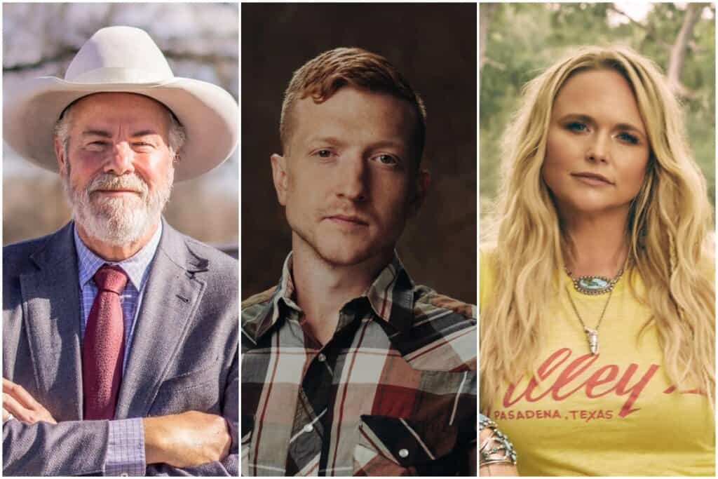 Photos Courtesy Robert Earl Keen, Tyler Childers, Miranda Lambert