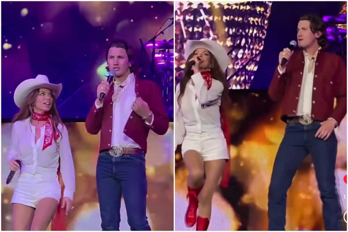 Shania Twain, Drake Milligan; Photos via Tiktok, Instagram