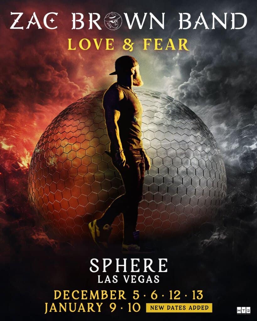 Zac Brown Band; The Sphere