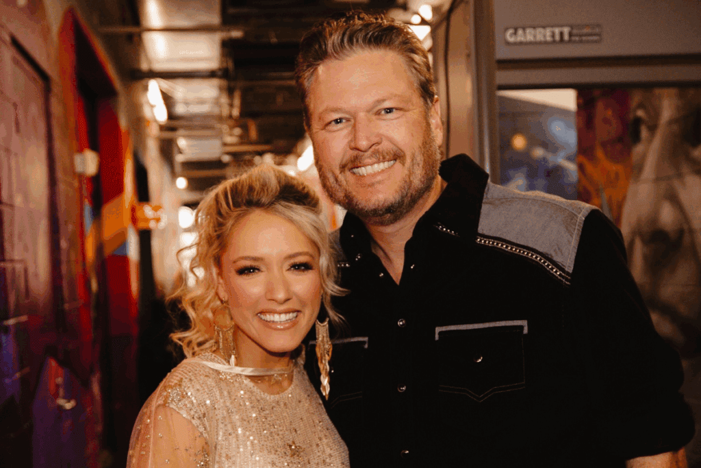 Emily Ann Roberts, Blake Shelton; Photo Courtesy Emily Ann Roberts