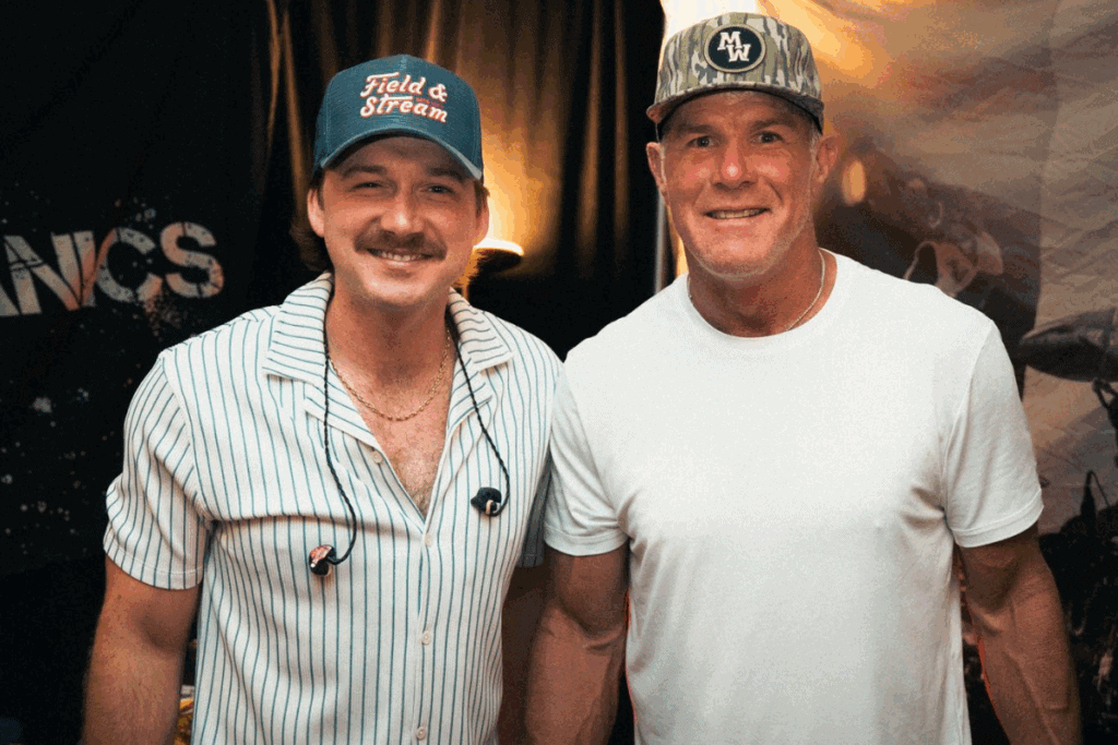 Morgan Wallen, Brett Favre; Photo Courtesy Brett Favre