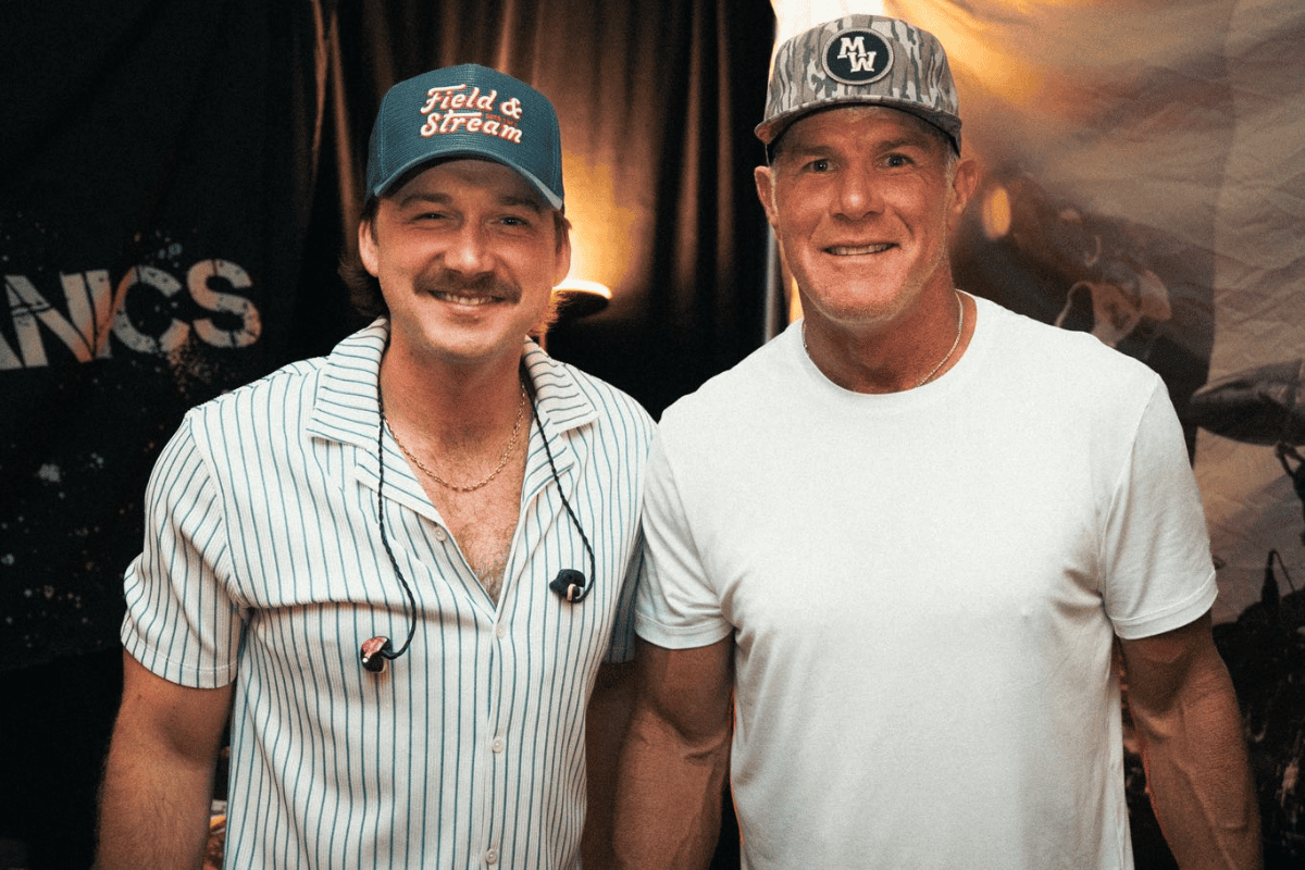 Morgan Wallen, Brett Favre; Photo Courtesy Brett Favre