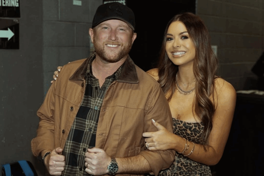 Cole Swindell, Courtney Little Swindell; Photo via Instagram