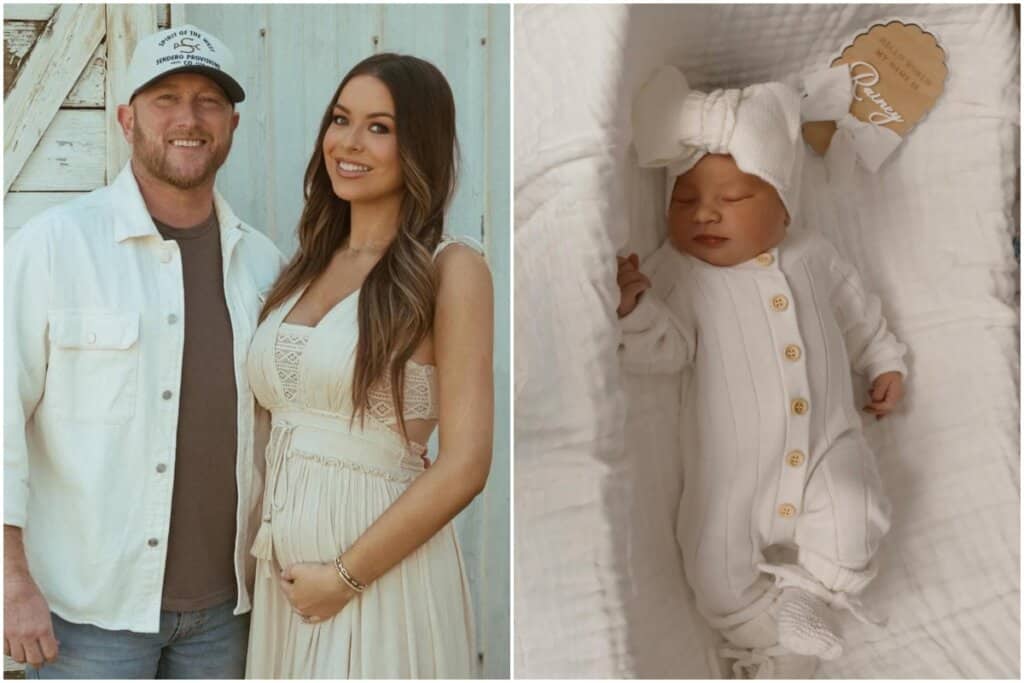 Cole Swindell and Wife Courtney Welcome Baby Girl; Photos via Instagram