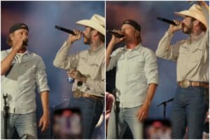 Dierks Bentley, Post Malone; Photos via Instagram