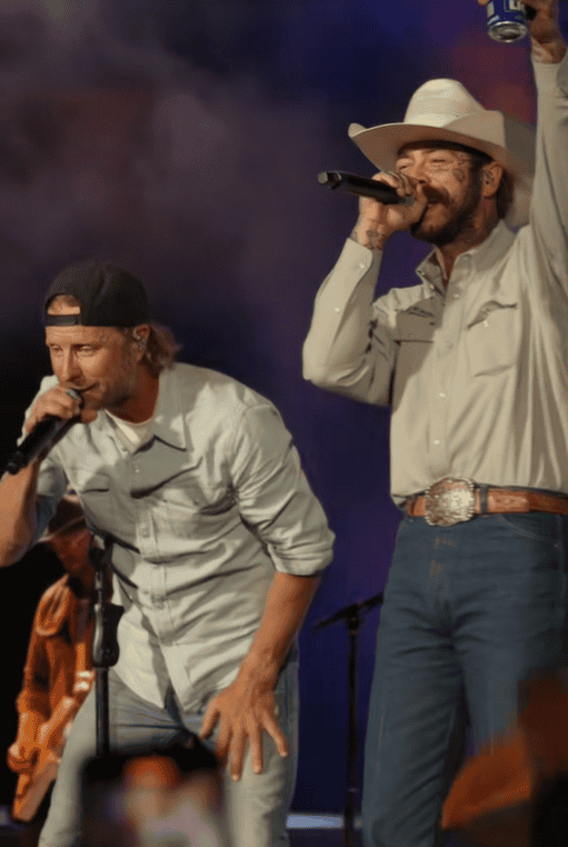 Dierks Bentley, Post Malone; Photo via Instagram