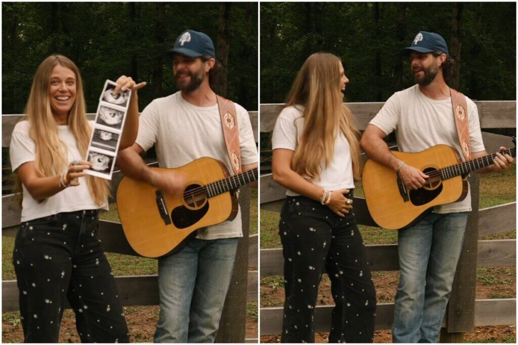 Thomas Rhett, Lauren Akins; Photos via Instagram