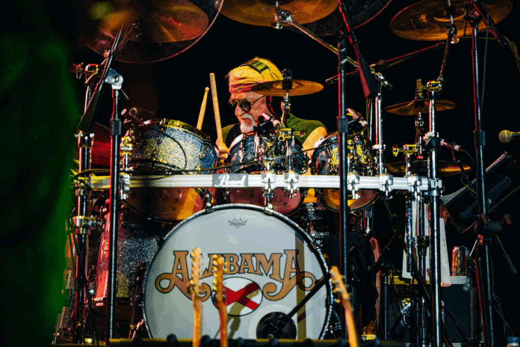 Mark Herndon Jams with ALABAMA for First Time in Over Two Decades; Photo by Josh Weichman