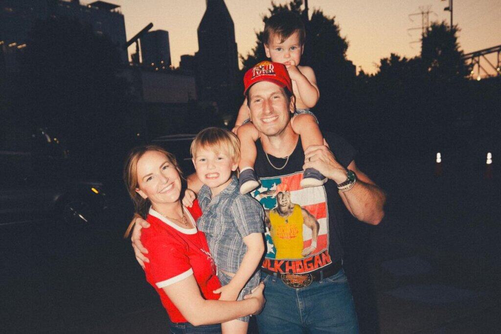Russell Dickerson and family; Photo Courtesy of Russell Dickerson