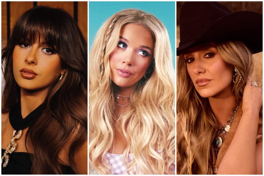 Ella Langley, Megan Moroney, Lainey Wilson; Photos Provided 