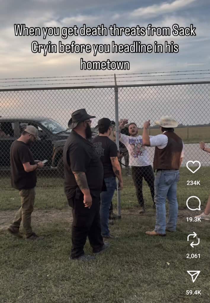 Gavin Adcock, Zach Bryan; Instagram 