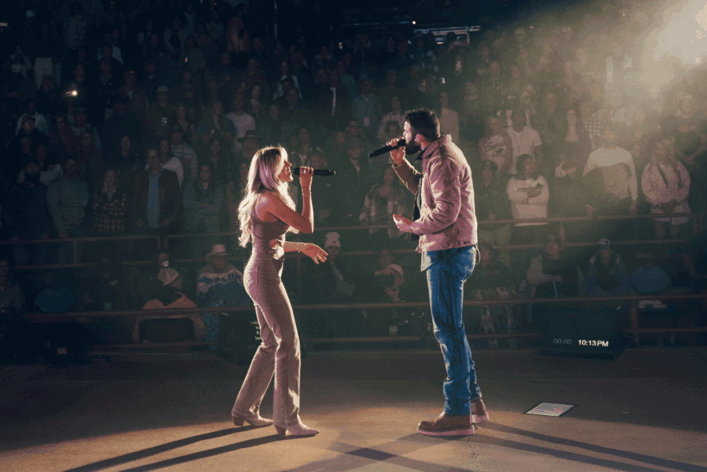 Jordan Davis with MacKenzie Carpenter; Photo by Caleb Cockrell