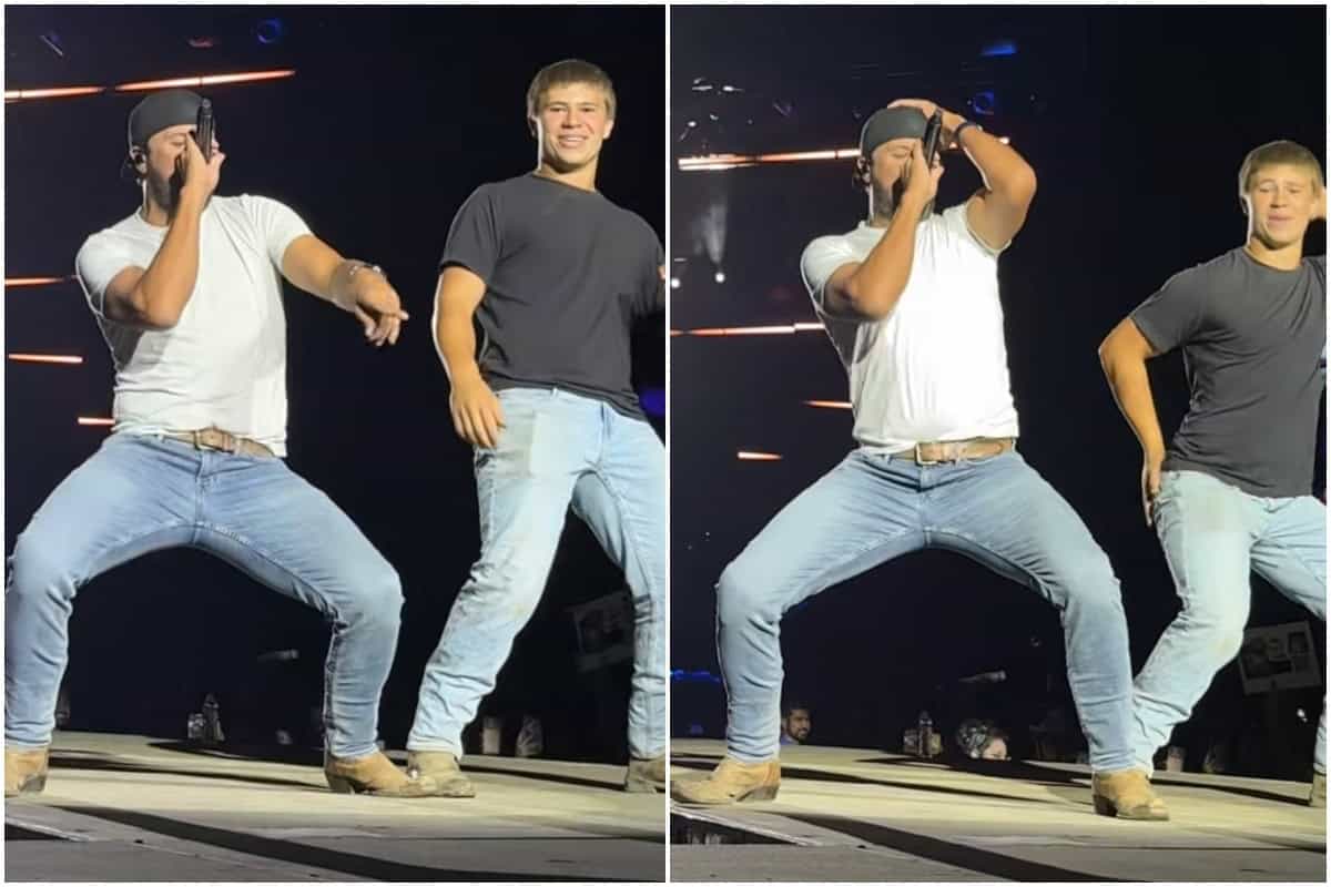 Luke Bryan Dance Off; Photos via TikTok