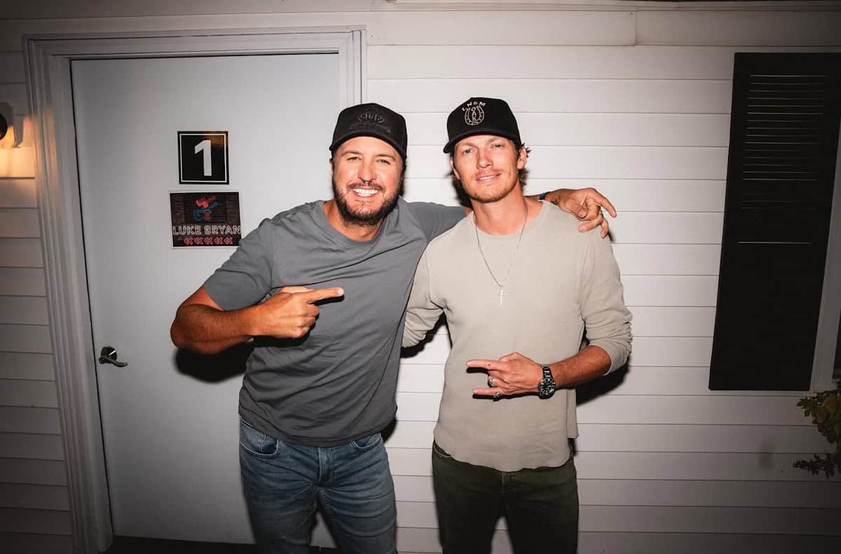 Luke Bryan with George Birge; Photo Courtesy George Birge