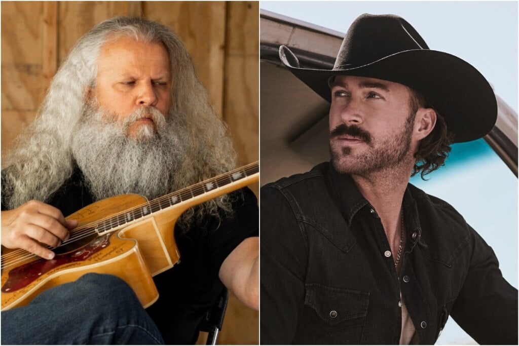Jamey Johnson; Photo by David McClister, Riley Green; Photo by David Higgs