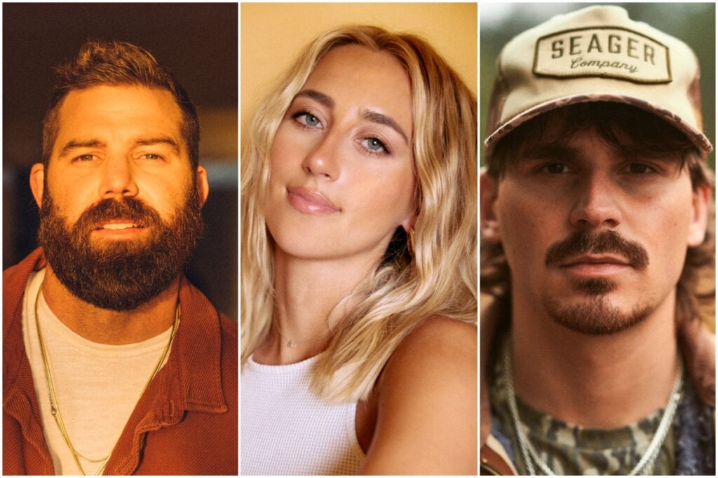 Jordan Davis, Ashley Cooke, Tucker Wetmore; Photos Provided
