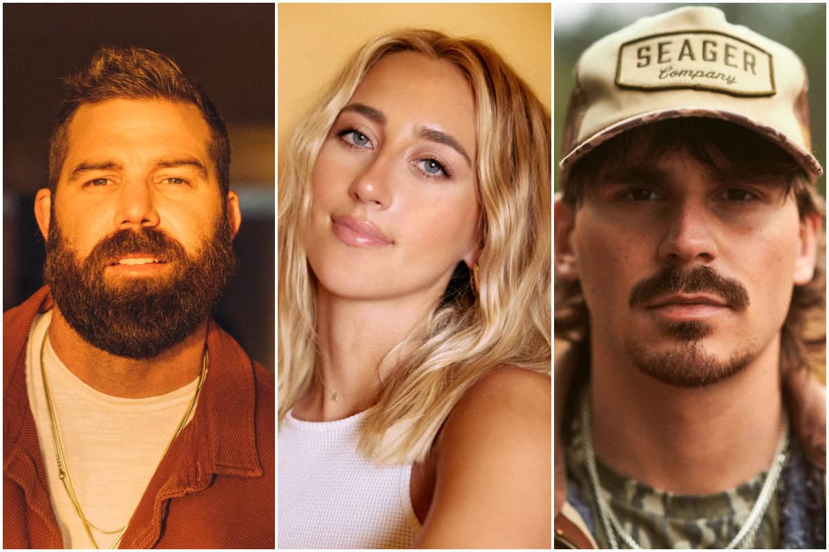 Jordan Davis, Ashley Cooke, Tucker Wetmore; Photos Provided