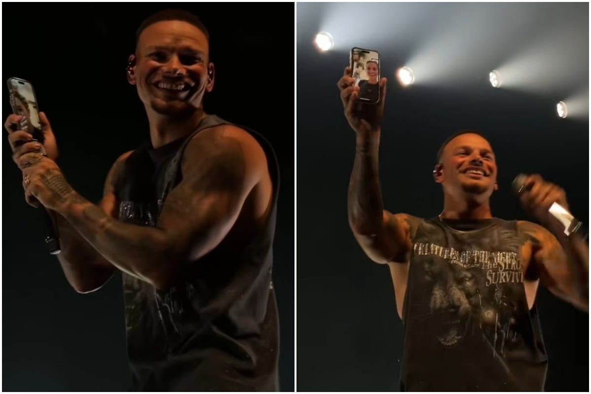 WATCH: Kane Brown FaceTimes Wife Katelyn From Stage To Sing 'Thank God' -  Country Now