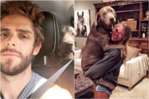 Thomas Rhett, Lauren Akins, Cash; Photos via Facebook