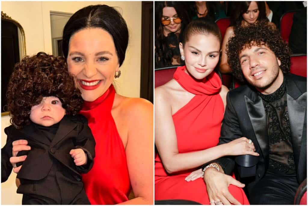 Lauren Alaina and Beni Doll; Photo via Instagram, Selena Gomez and Benny Blanco at the 77TH EMMY® AWARDS; Photo: Francis Specker/CBS