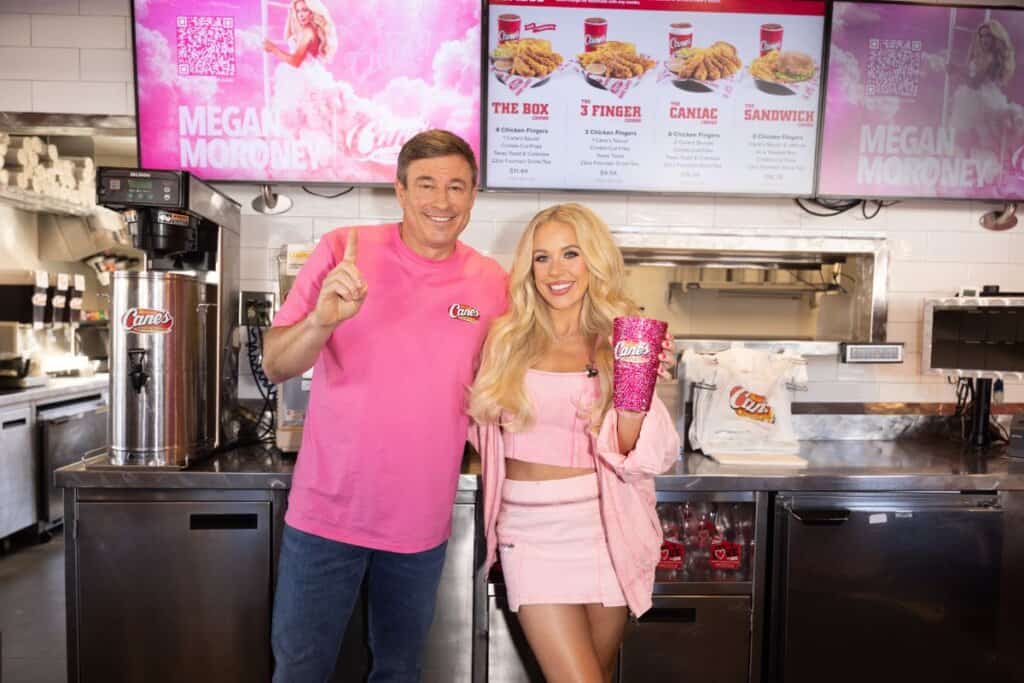 Todd Graves, Megan Moroney; Photo Courtesy of Raising Cane's