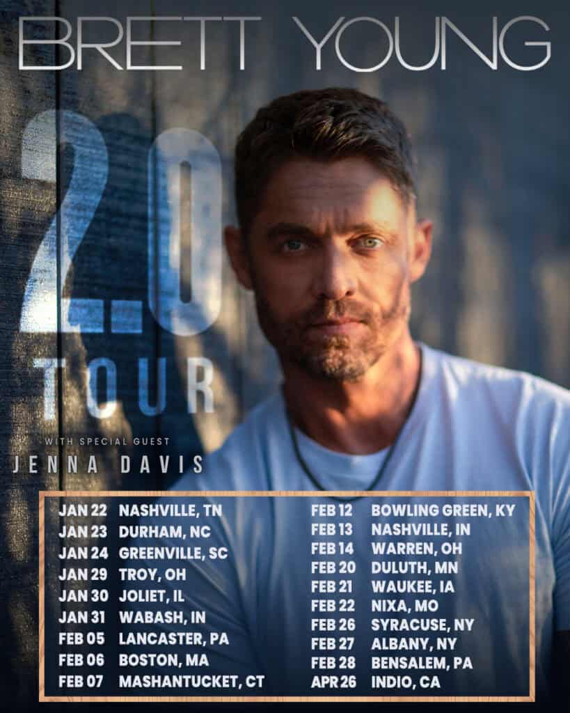 Brett Young Says Touring Is The Real 'Barometer' Of His Music As