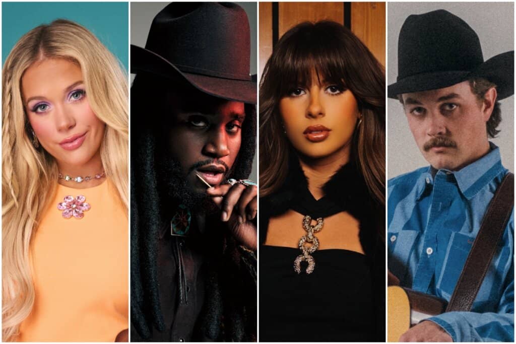 Megan Moroney; CeCe Dawson, Shaboozey; Daniel Prakopcyk, Ella Langley; Caylee Robillard, Zach Top; Citizen Kane Wane